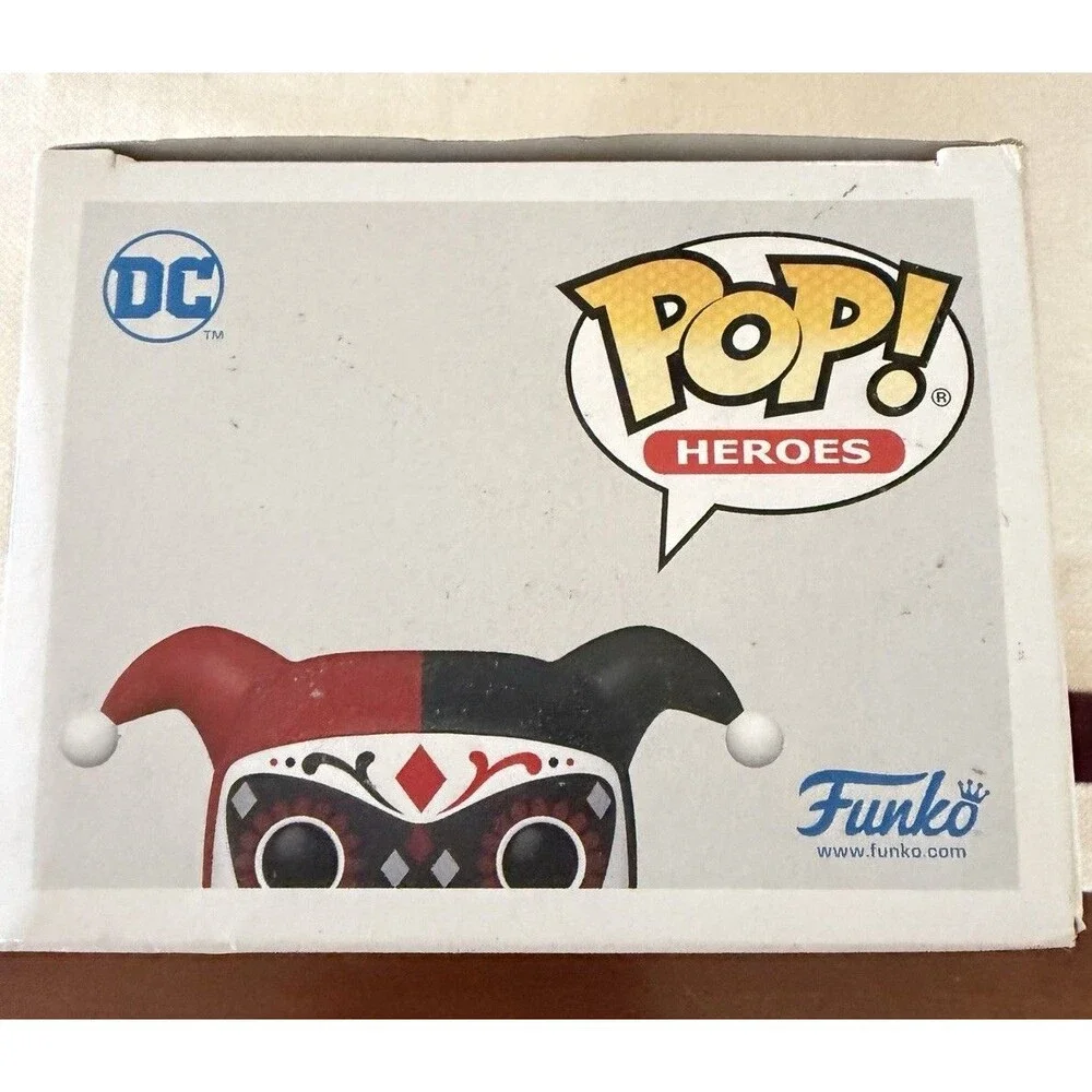 Funko Pop! Heroes: Dia de Los DC - Harley Quinn (No. 413) Vinyl Figure NIB